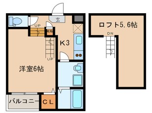 ブランドハウス城西1の物件間取画像